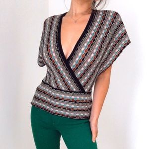 Missoni Loose Sleeved Top in Size 6